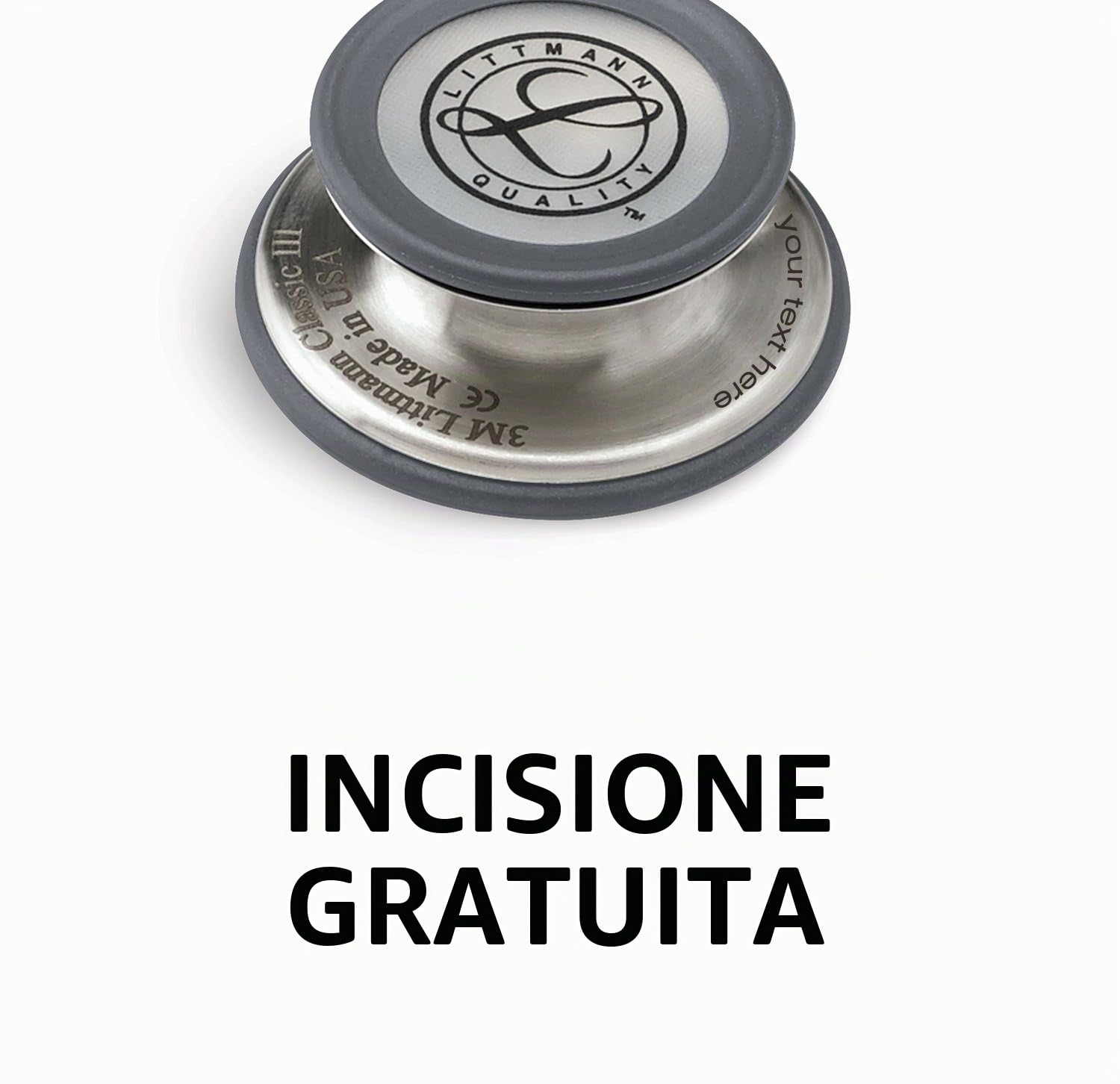 Littmann Classic III Nero + incisione gratuita (laser)
