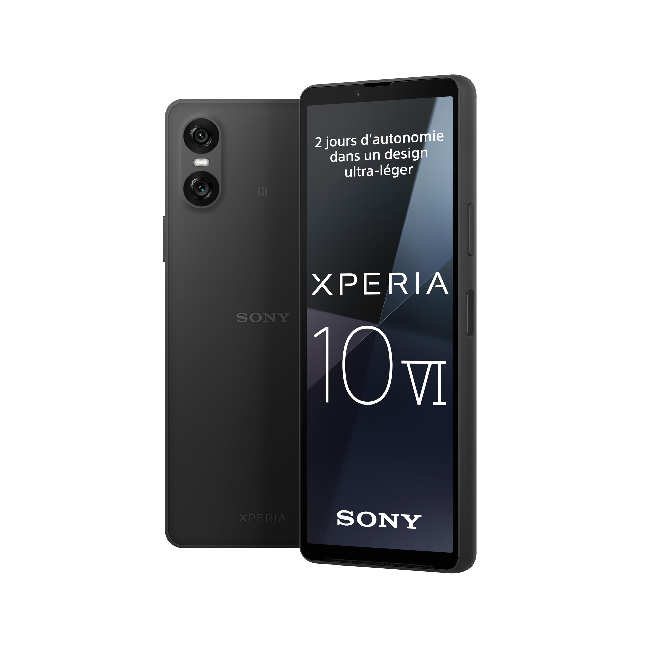 Sony Xperia 10 VI Noir - 6.1 Pouces 21:9 Wide OLED - Trois