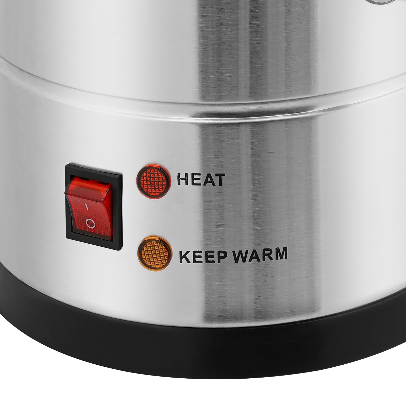Profesjonalny piec do topienia wosku, 1800 W, 1800 W, ze stali nierdzewnej, regulacja temperatury 30-110°C, do wosku do depilacji, produkcji świec i mydła, srebrny