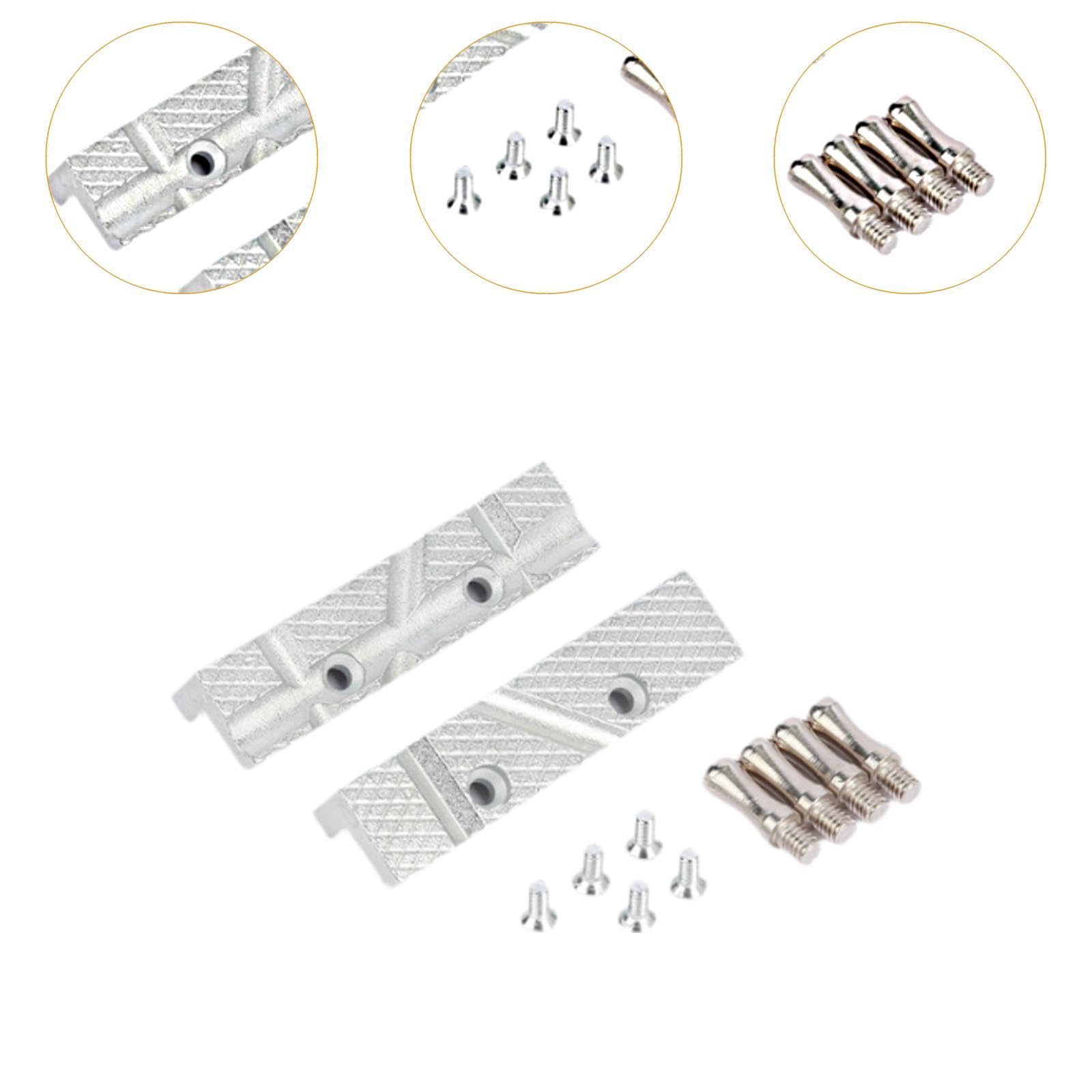 Vise Jaws Accessories Anti Slip Bench Vise Replacement Steel Iron Rust Resistant