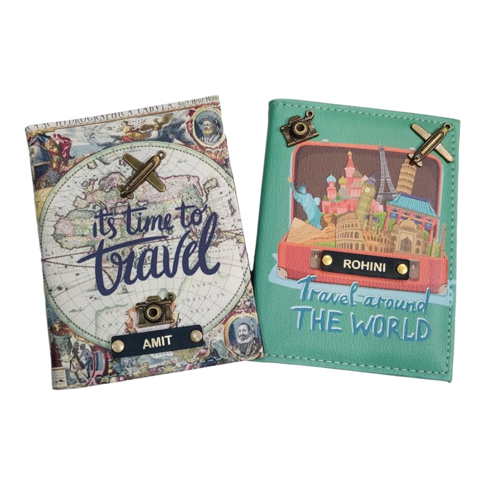 giftsclub Travel Unisex PU snap Closure Lightweight Passport Covers (Green)-picture-55