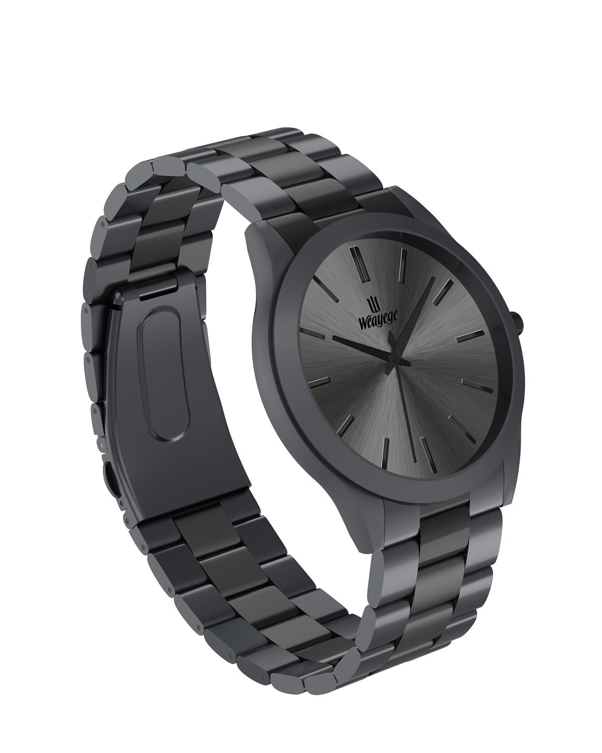 Weayege Mens Watches,Classical Stainless Steel Men's Wrist Watches,Fashion Minimalist Business Men's Wrist Watch Luxury Quartz Waterproof Watch Bussiness Watch for Men,Gifts for Men