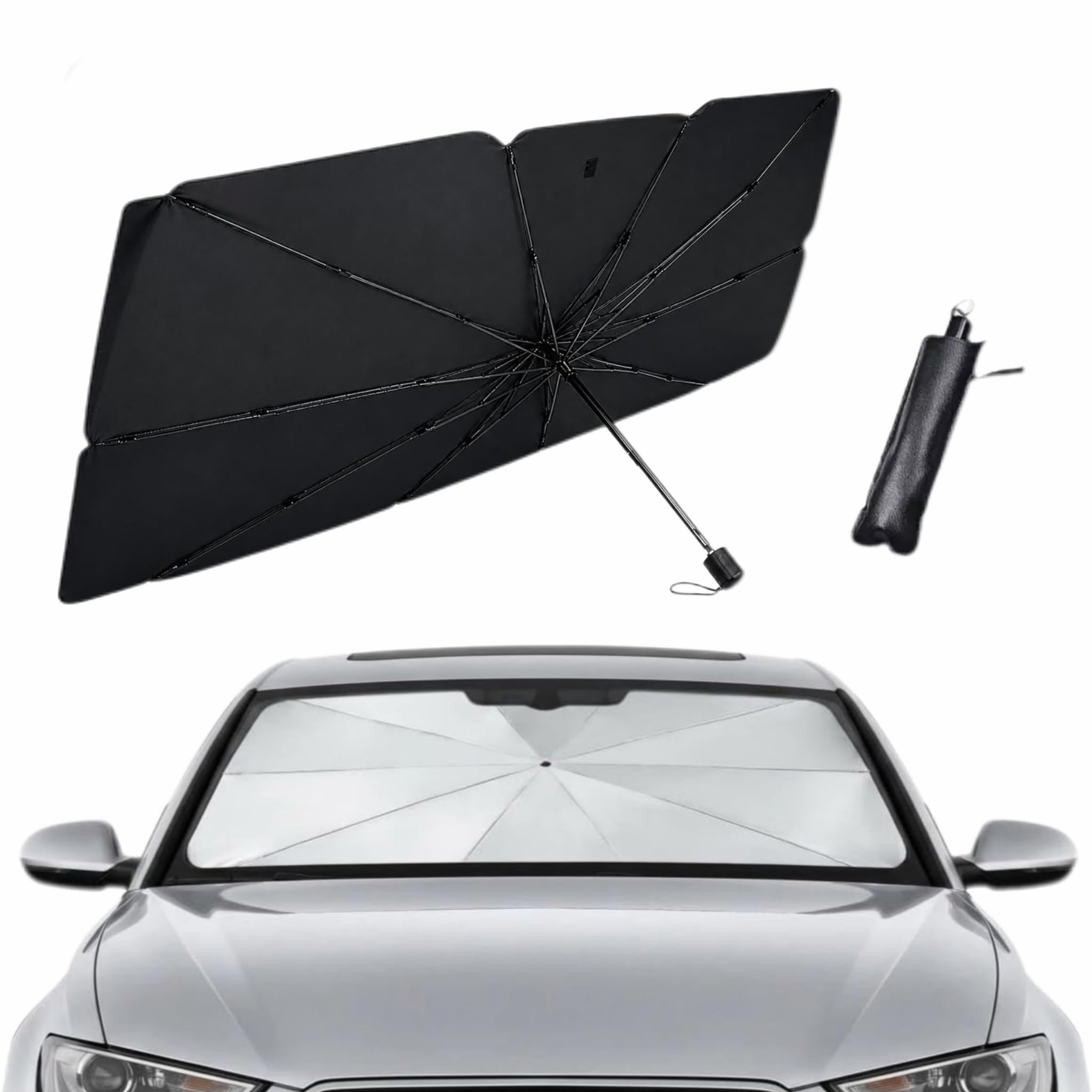 QIZUN Windshield Sunshade Umbrella for BMW iX3 G08 2021-2024 2025
