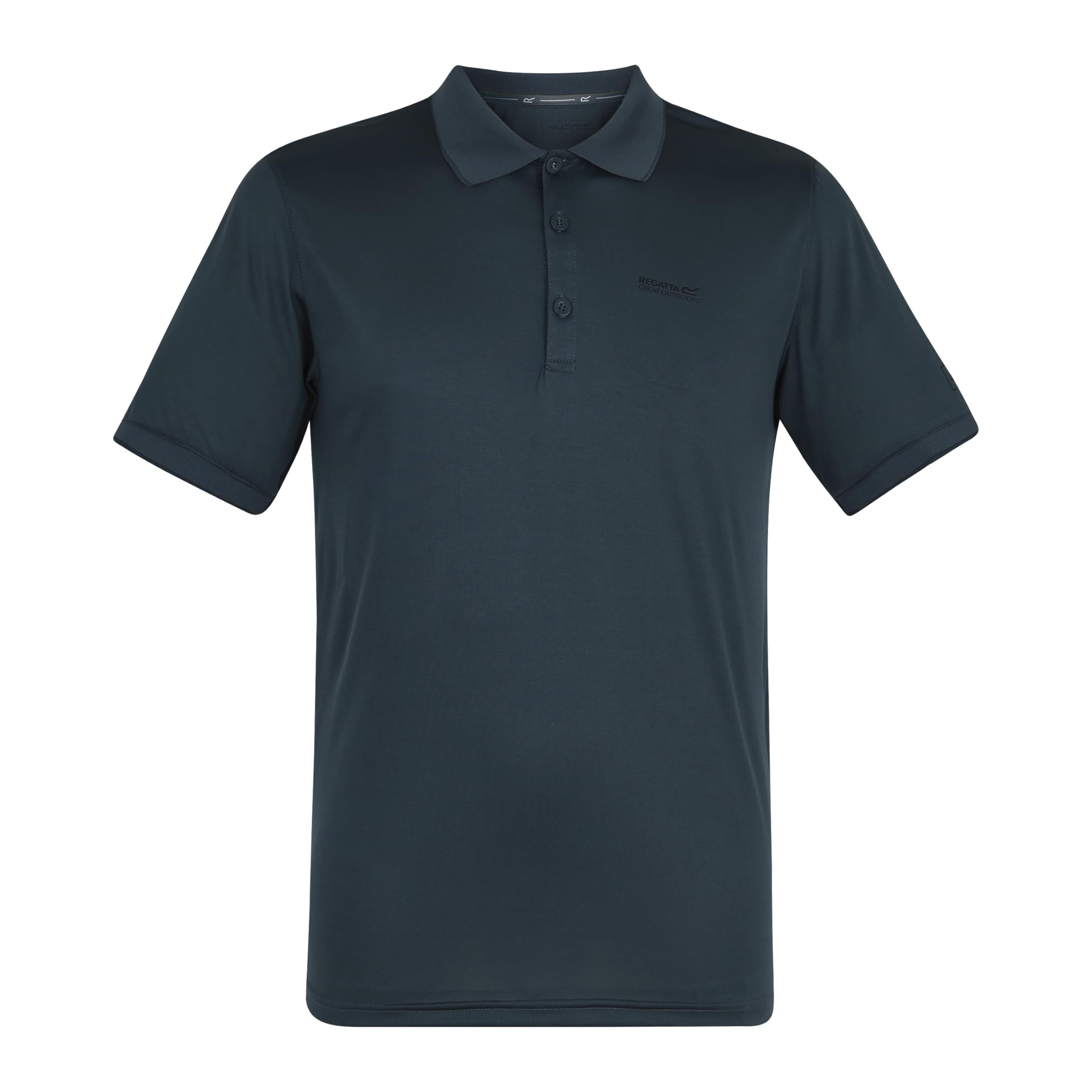 Regatta Men's Night Sky Solid Remex Ii Polo Shirt Sweat Wicking Quick Dry T-Shirt Top