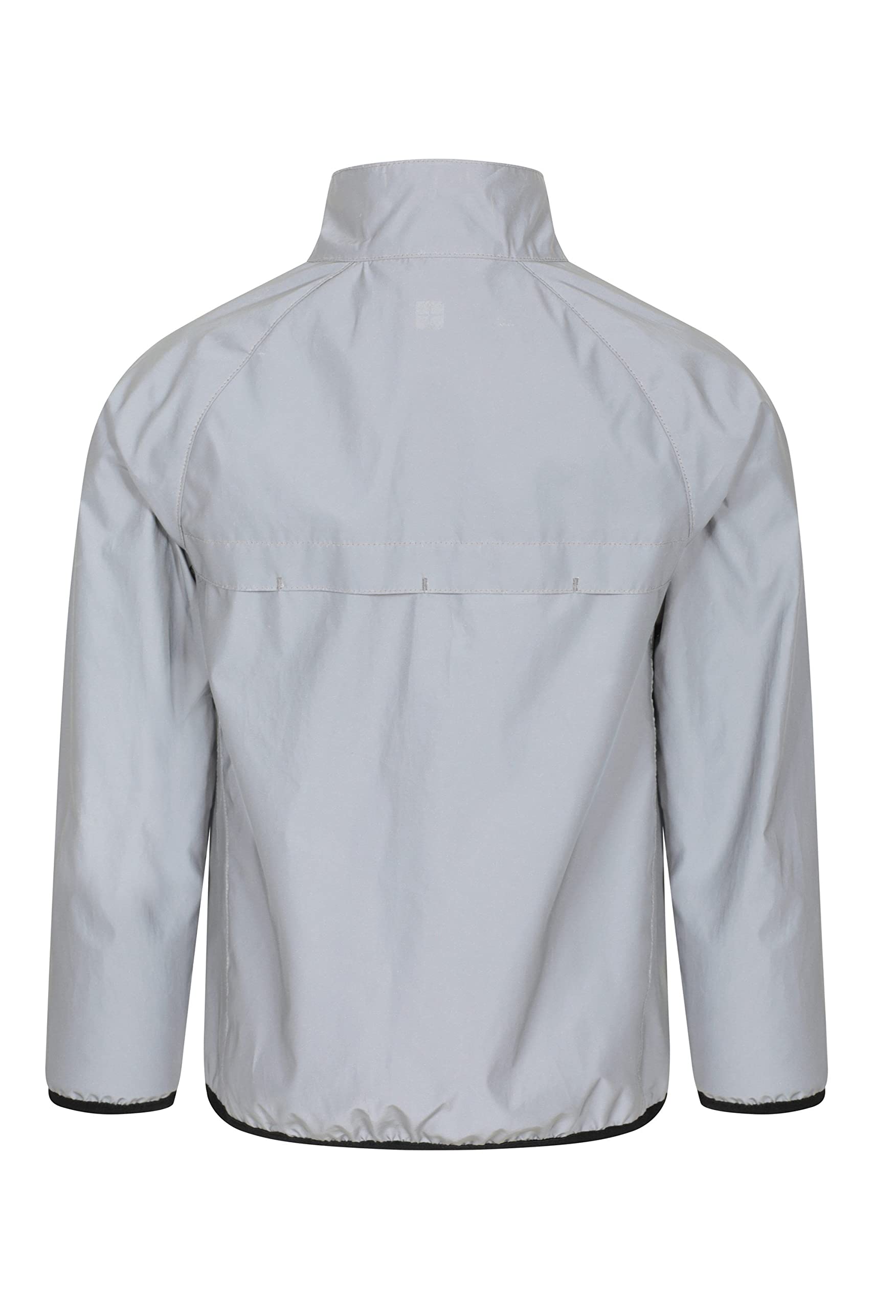 Mountain Warehouse Wasserabweisende 360 reflektierende Jacke für Kinder – weit sichtbar, atmungsaktives Netzfutter, Reißverschlusstaschen – Laufen und Reisen