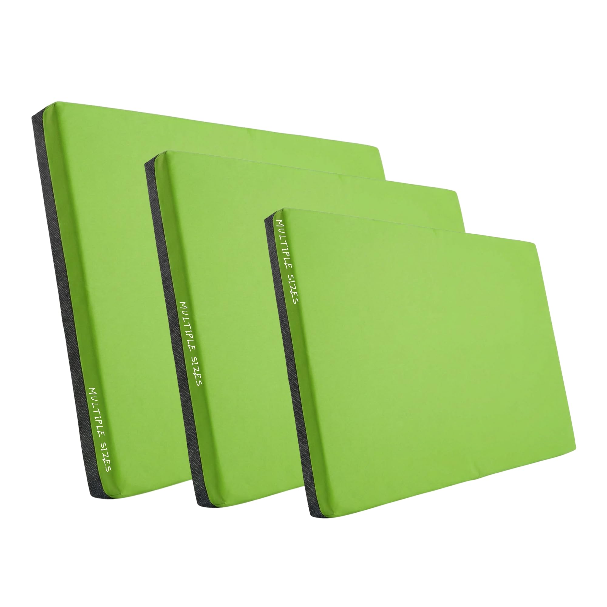 Non Slip Crash Mat, Landing, Tumbling, Safety Gymnastics Exercise Mat Pad, Critical Fall Height Tested to 3 Metres BS:EN1177 (Lime Green, XX-Large [150 x 90 x 10])