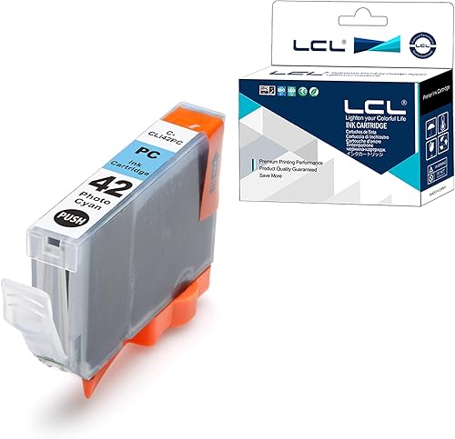 Miniatura 11 de LCL Cartucho de tinta de repuesto compatible para Canon CLI42 CLI-42 LGY CLI-42LGY 6391B001 Pro-100 Pro-100S (1 unidad, gris claro) Gris