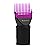 Segbeauty Blower Dryer Comb Attachment, Hair Dryer Concentrator with Brush Attachments for 1.57-1.97 Nozzle, Professional Salon Hairdressing Styling Tool for Straightening Wavy Natural Curly Hair