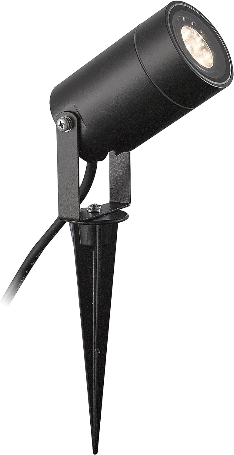 Proiettore A Picchetto LED Nero Per Giardino PRIMEVERE