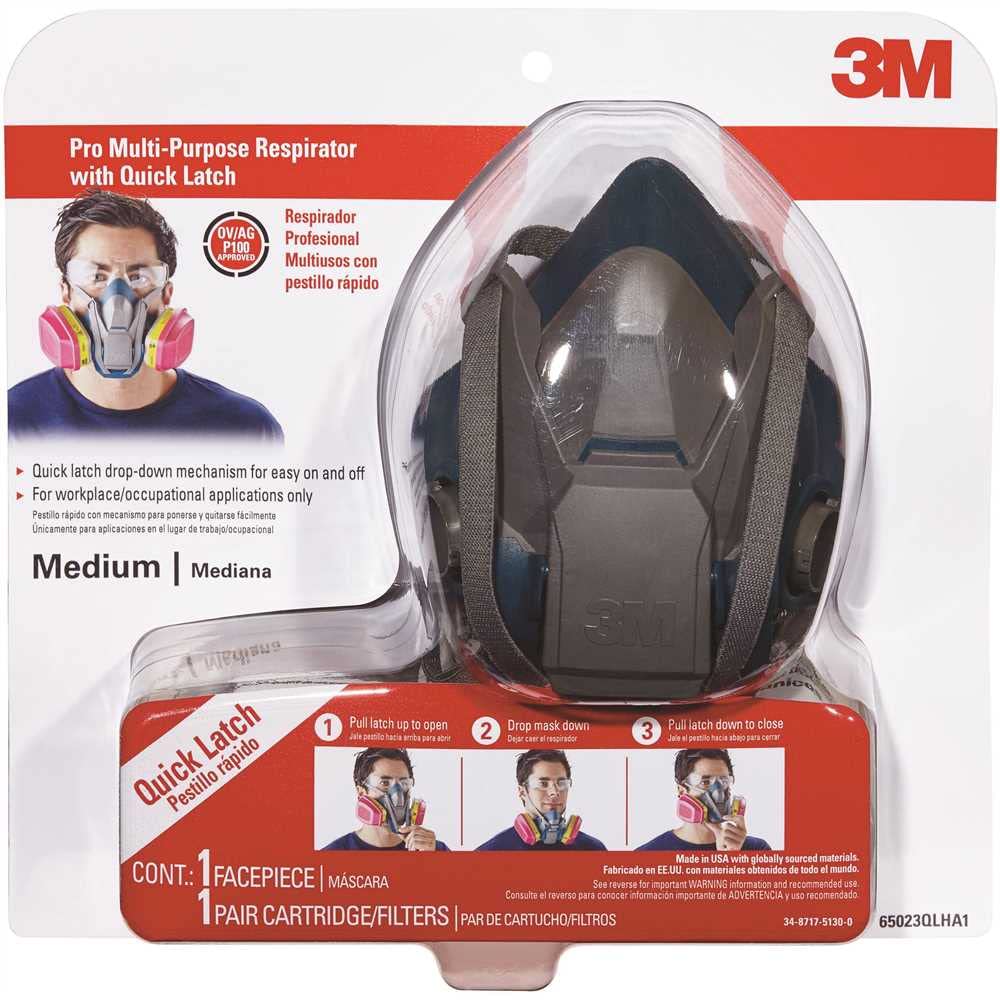 Amazon.com: 3M Pro MultiPurpose Respirator with Quick Latch 
