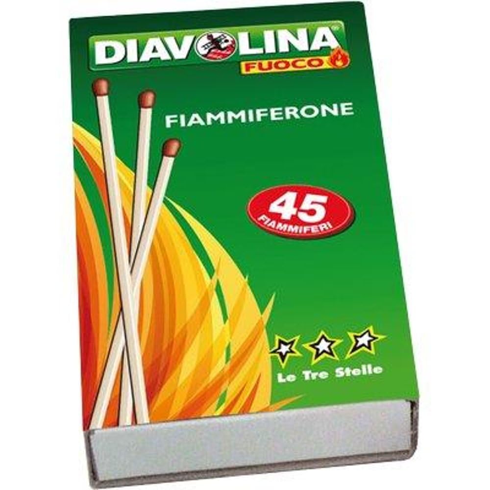 CF FIAMMIFERI LUNGHI DIAVOLINA MM 100 CF=10XPZ 45