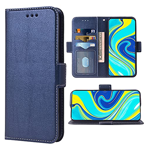 WWAAYSSXA Compatible with Xiaomi Redmi Note 9 Pro/Note 9s/Note9 Pro Max/Poco M2 Pro Wallet Case Leather Flip Cover Card Holder Cell Phone Cases for Xiami Xiomis Xiome Redme Note9S Note9Pro 4G Blue