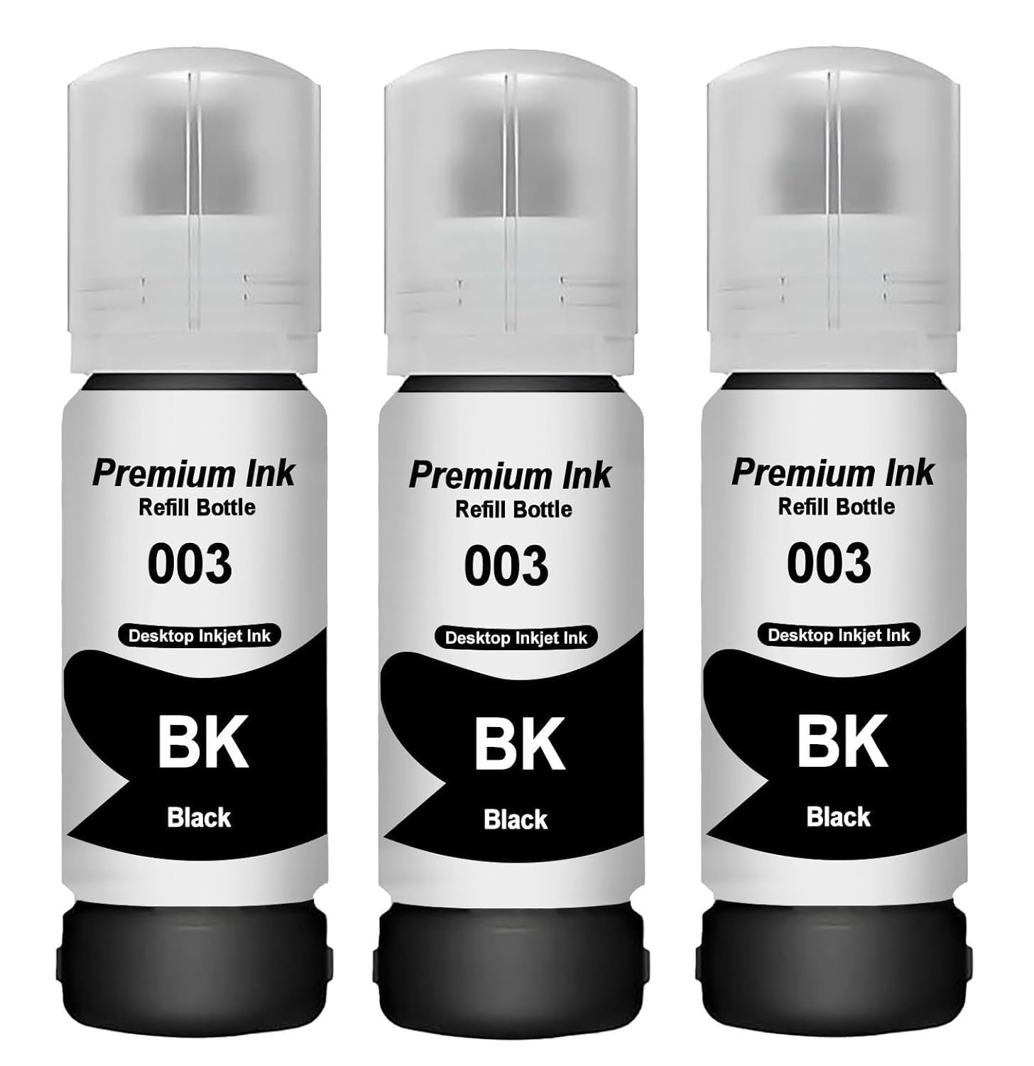 gedi 003 ink for l3110, l3150, l3250, l3252 l3115, l3116, l3101, l3210, l3215, l3216, l3151, l3152, l3156, l5190 printer - compatible ink bottle for 003 (black 3)