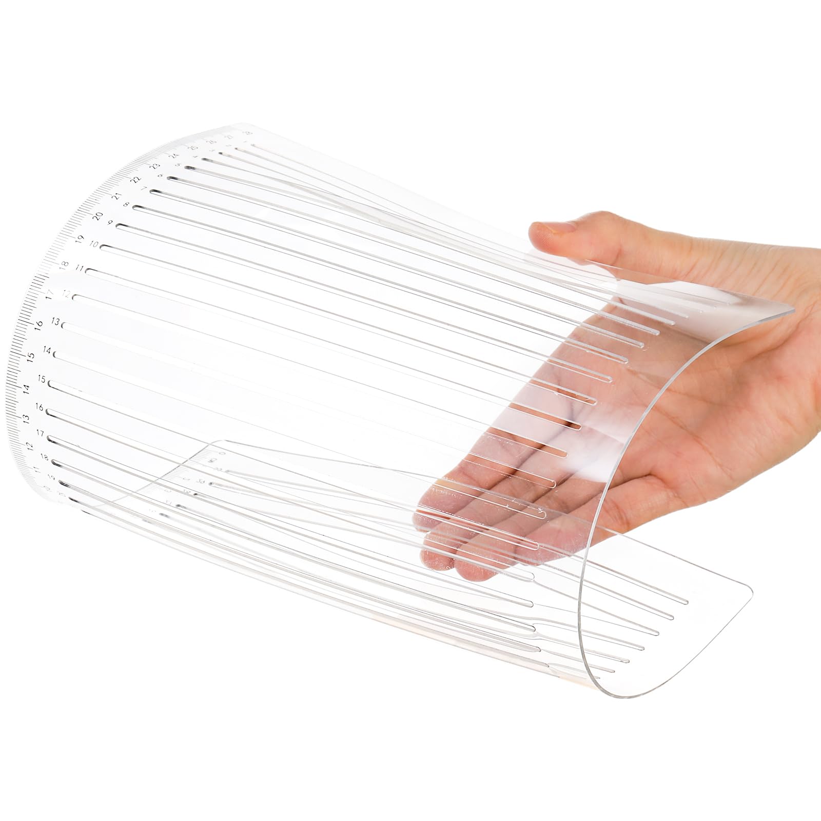 Suwimut 11 Pack Straight Line Stencil Template for Journaling and Envelope Addressing Guide Stencil Templates Set, 11 Inch Scale Spacing Line Drawing Stencils for Card Paper Journal Lettering Writing - Image 3