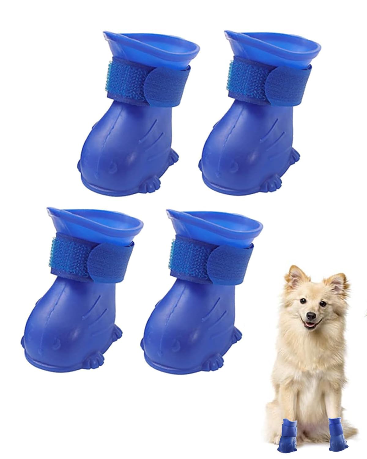 4 PCS Dog Shoes, Shoes for Dogs, Dog Paw Protector, Dogs Shoes for Medium Dogs, Silicone Pet Rain Boots Anti Dirty Anti Slip Waterproof Pet Boots Rain Shoes, Not Suitable for Large Dogs (4.5cm*6cm) (B0DCZNN3X6) Amazon Price History, Amazon Price Tracker