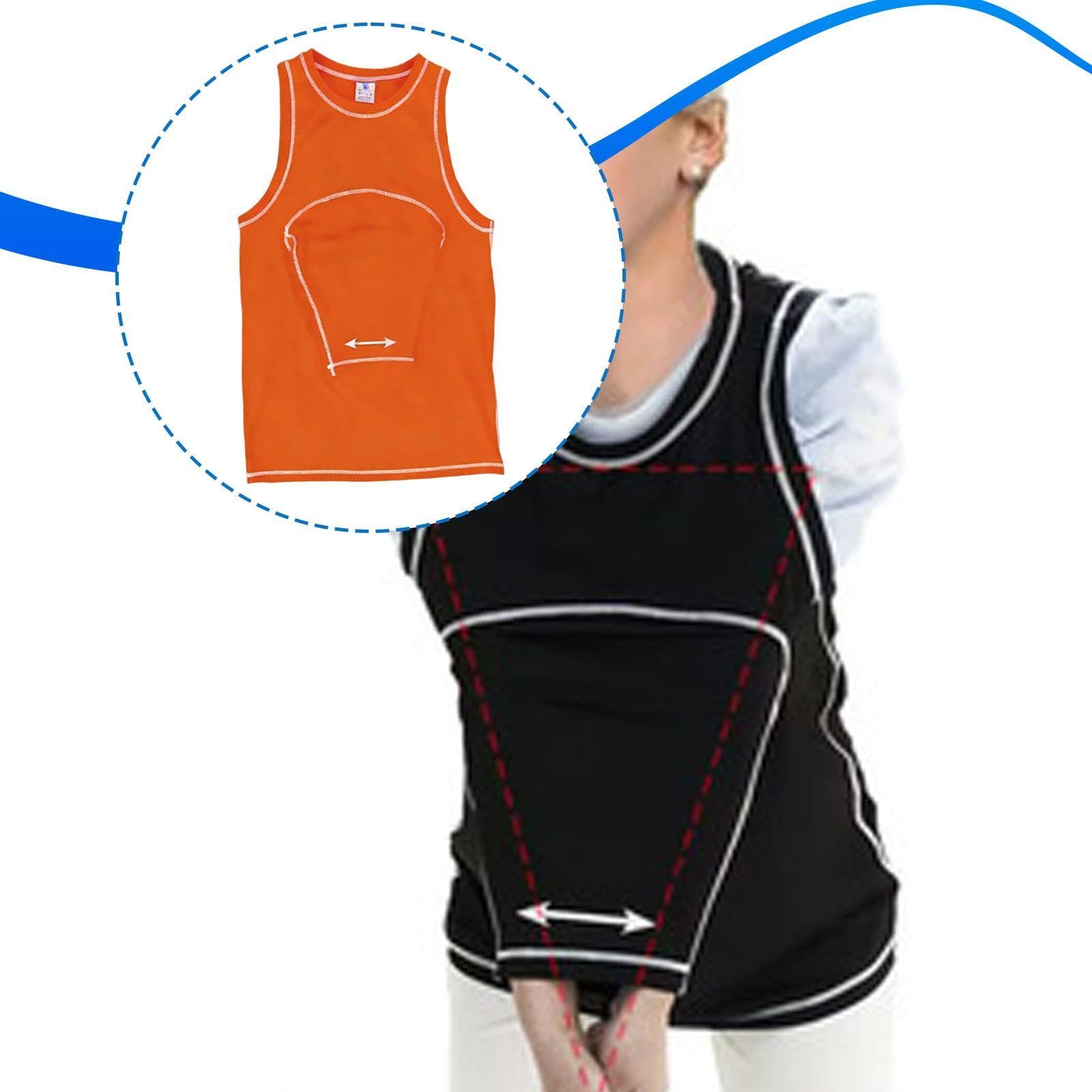 Golf Swing Train Vest Schwungtrainer Golf Weste Körperhaltungskorrektur Tragbare Trainingshilfe mit Atmungsaktiver Polyesterfaser Zur Optimierung des