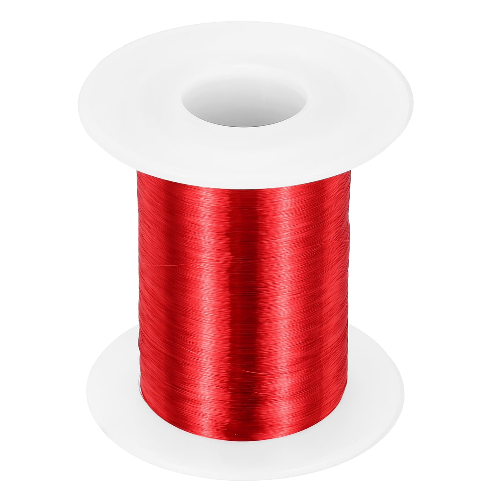 sourcing map Fil magnétique 44 AWG, fil de cuivre émaillé de calibre 44, fil de bobine magnétique de 113,4 g pour transformateur, moteur, électrique, 155C (311F)