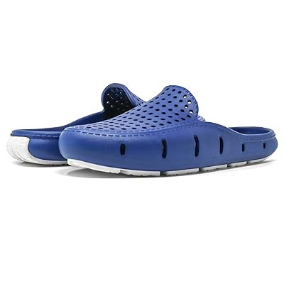 Floafers Sunset Slide Shoes Navy Peony/Bright White