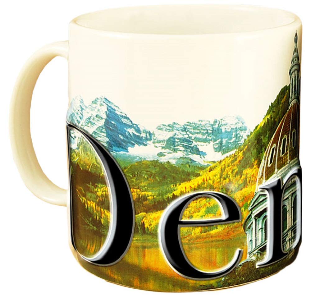 Americaware Denver 18oz. Color Relief Coffee Mug