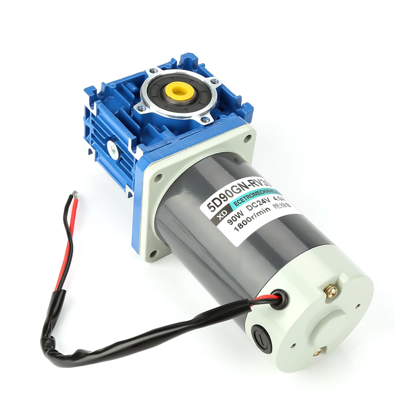 Motor de Desaceleración del Motor Motor de Repuesto para Engranaje Helicoidal 5D90Gn Rv30, Motore Motoriduttore Motores Neumáticos (Relación de reducción del reductor RV 80K)