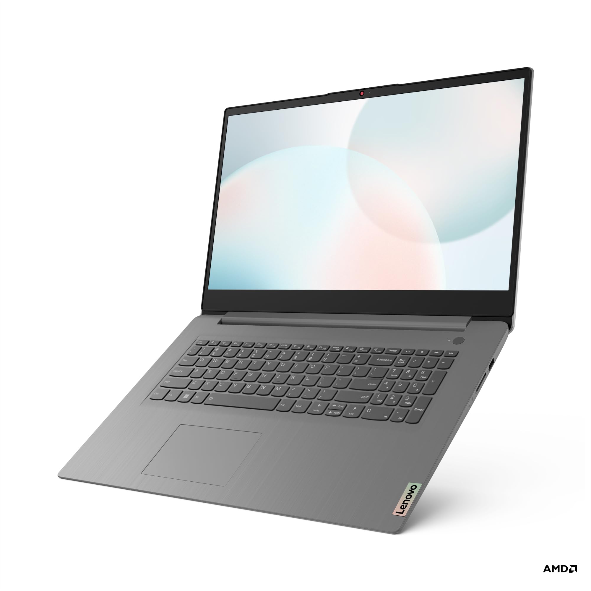 Lenovo IdeaPad 3 Laptop | Display Full HD 17,3" | AMD Ryzen 5 5625U | 8 GB di RAM | SSD 512 GB | Scheda grafica AMD Radeon | Windows 11 | QWERTZ | Grigio artico | 3 mesi Premium Care