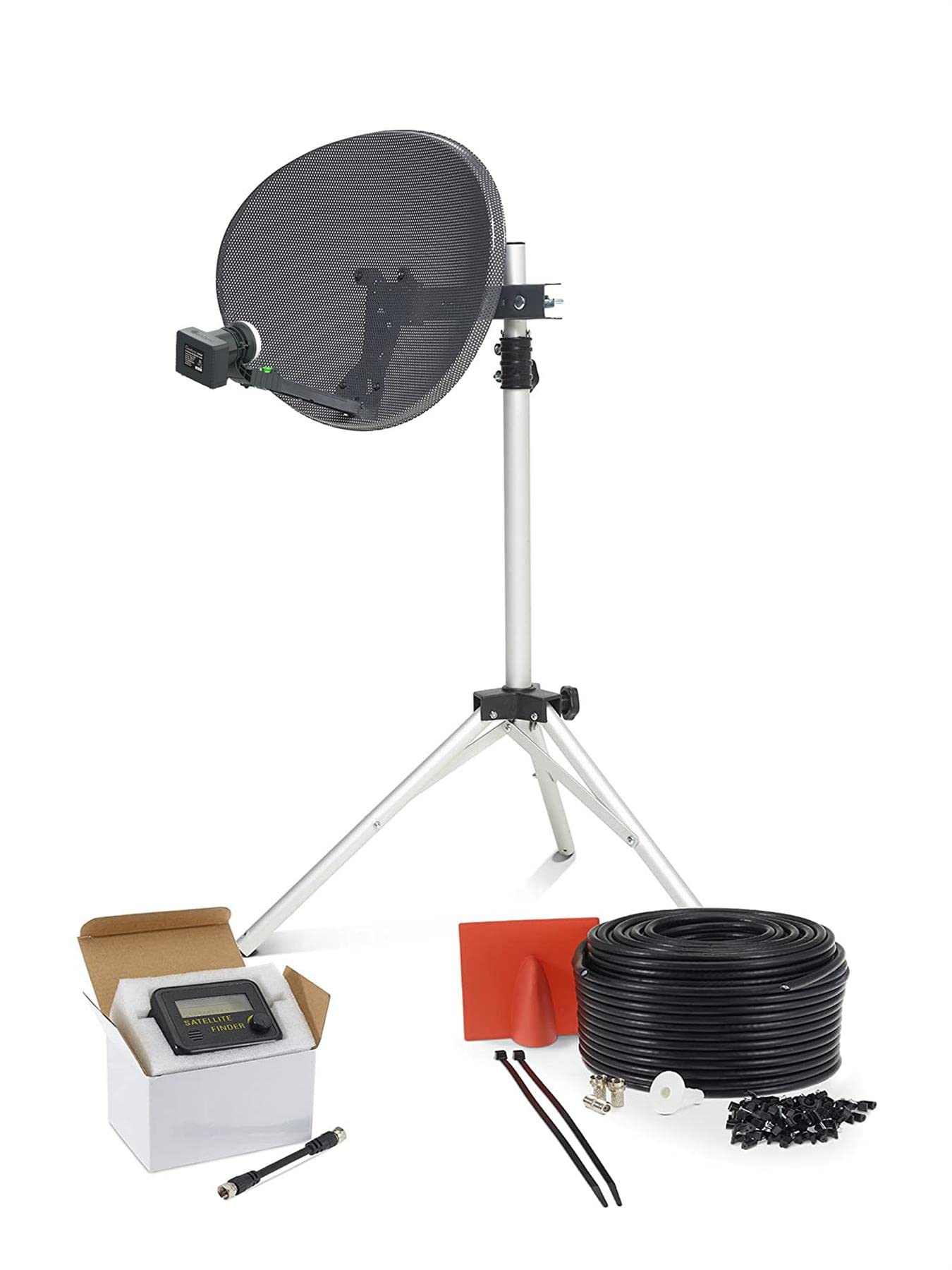 Buy SSL Satellites 60cm Zone1 Portable Satellite Dish Kit Tripod Quad