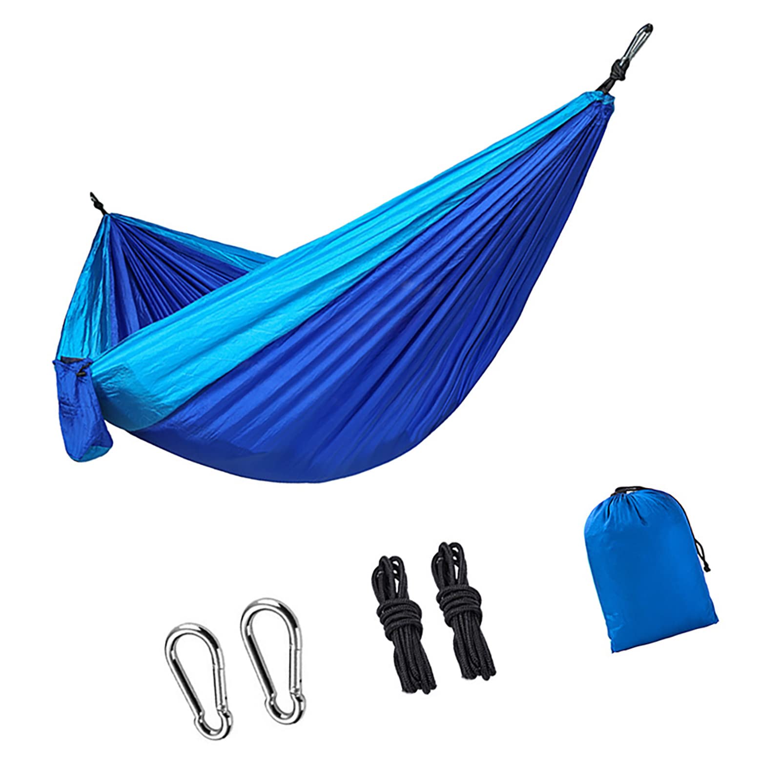 hammock, 300 kg Load Capacity with Carabiner & Tree Strap, Breathable, for and Beach