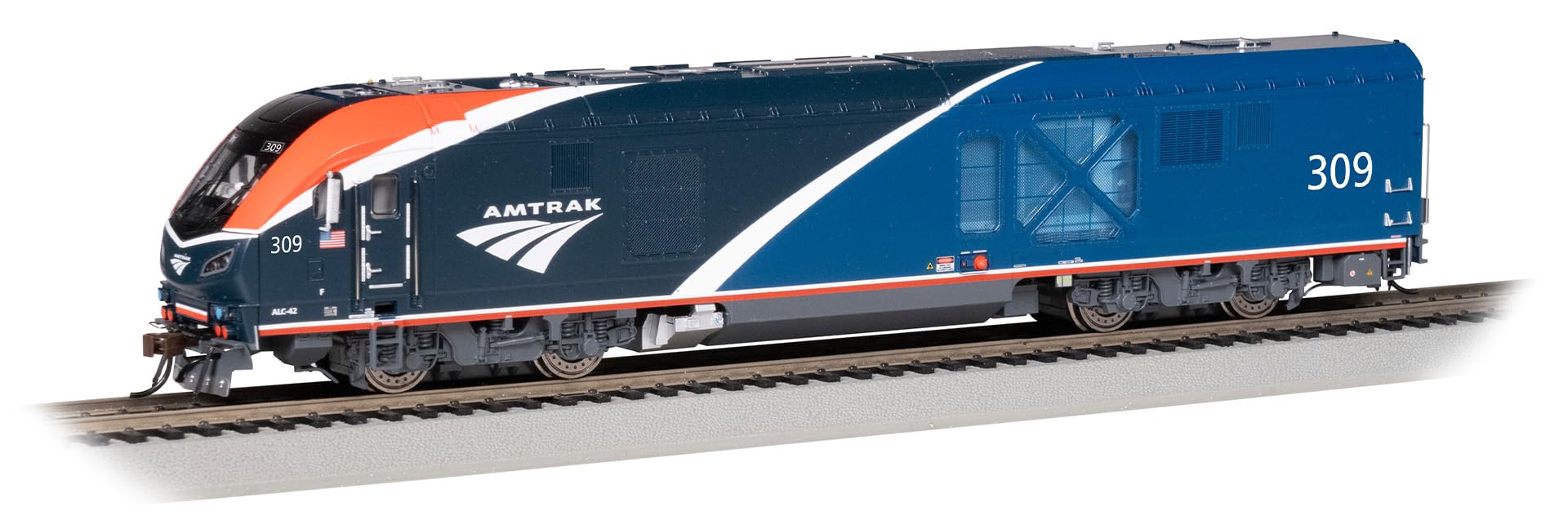 Bachmann Trains - Siemens ALC-42 Charger - TCS DCC WOWSOUND® Equipped Locomotive - Amtrak® #309 - Phase VII - HO Scale
