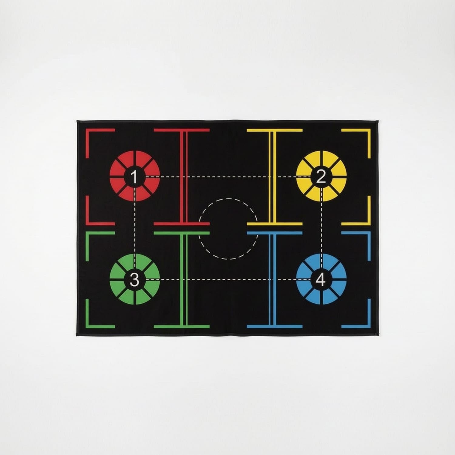 non-slip basketball training mat printed basketball floor mat low-height rectangular for athletes, home workouts, 60x90cm, basketball mat-2