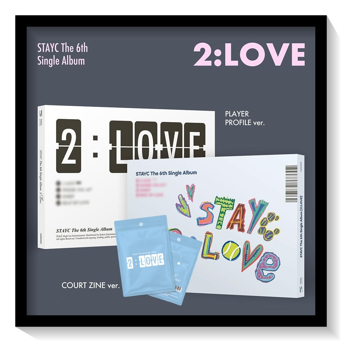 Amazon.co.jp: STAYC (ステイシー) - 6th Single [ 2:LOVE ] 韓国盤 (3