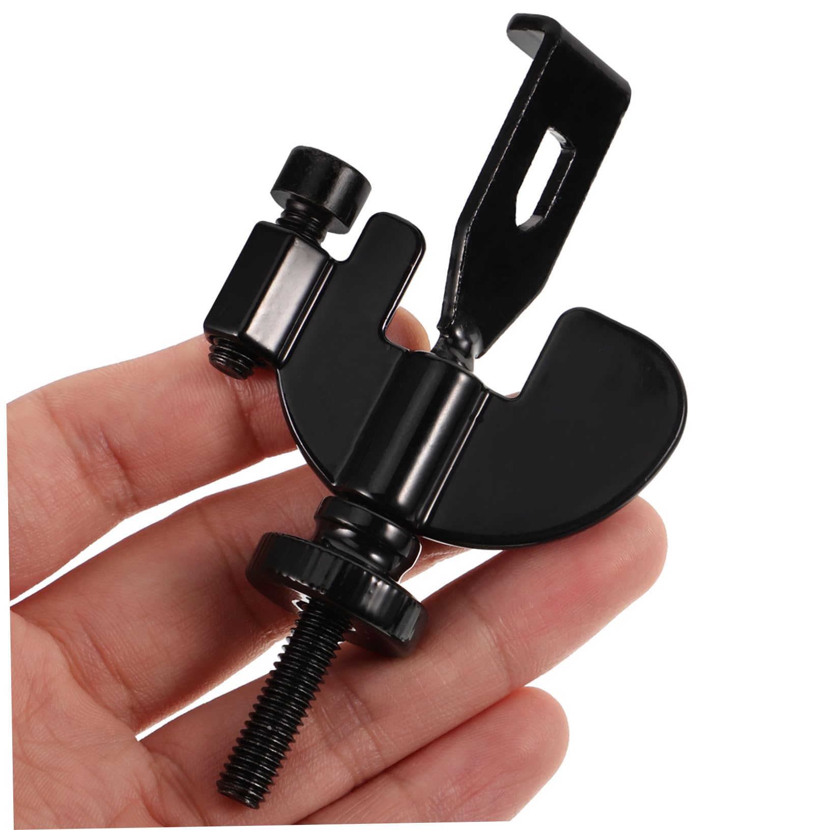 SHINEOFI 4 Pièces butée de porte intérieur protecteur Verrouillage de la porte de l'hôtel verrou porte casier de porte de sécurité à domicile serrure de porte de sécurité d'hôtel Métal Noir