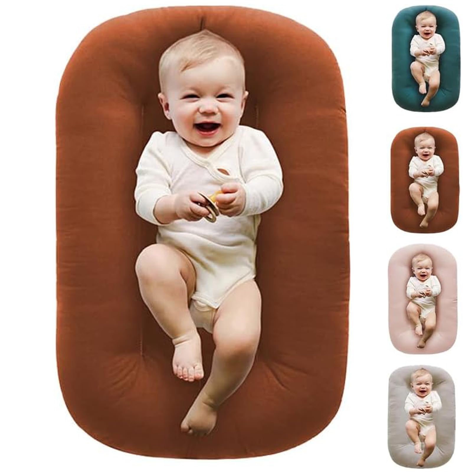 Lounger Pillow for 0-24 Months, Lounger Pillow for 0-12 (Beige) — view 6