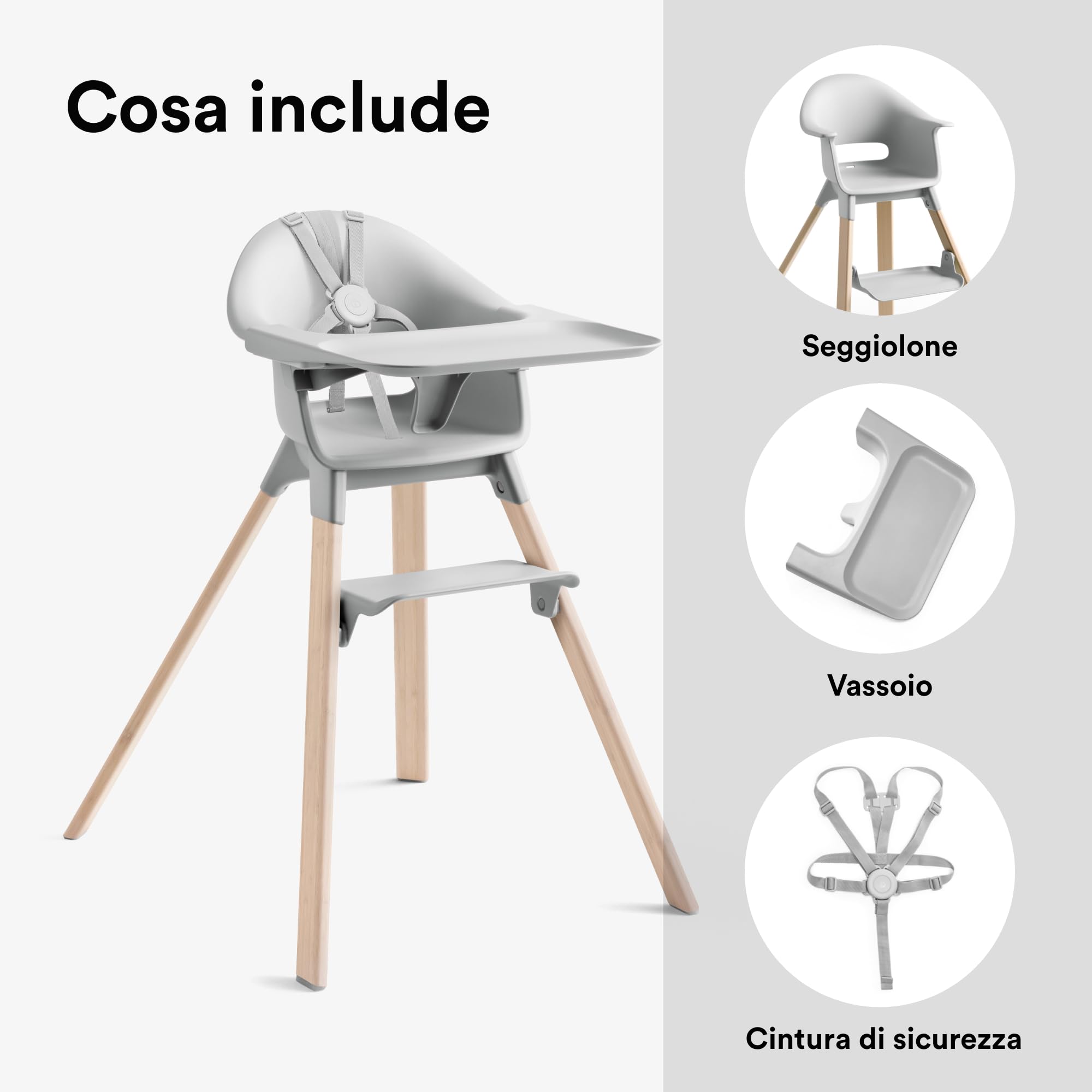 Stokke Clikk - Seggiolone, colore: Bianco
