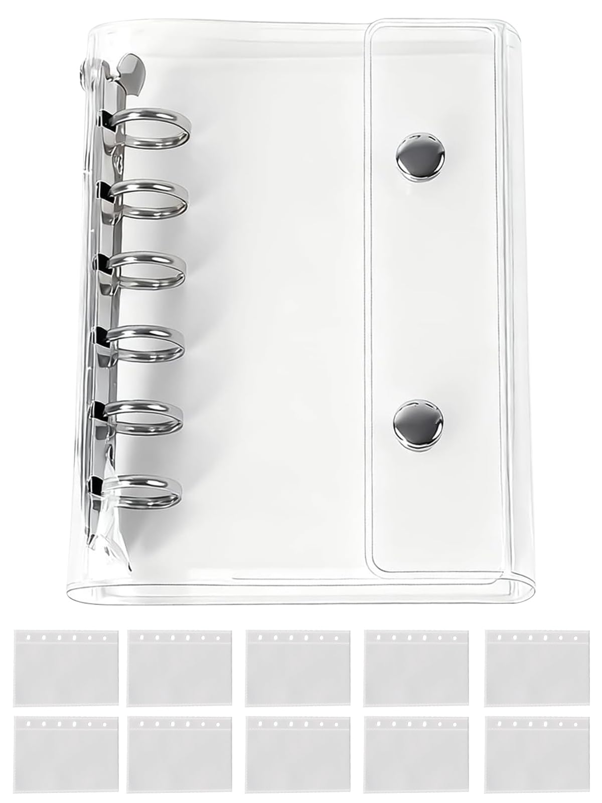 Amazon.co.jp: シール帳 透明 女の子 Mocasa シール帳 バインダー