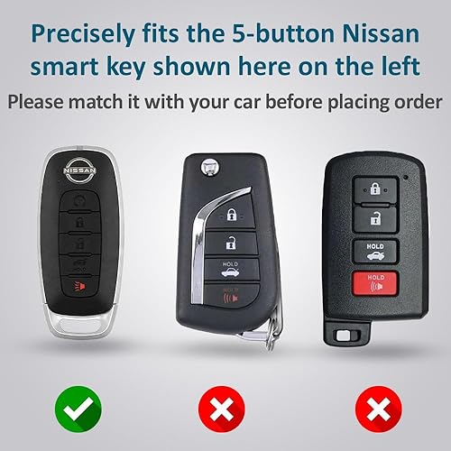 Miniatura 9 de Autobase Funda de silicona para llavero Nissan Rogue Murano Armada Maxima Altima Sedan Pathfinder Infiniti JX35 Q50 Q60 QX56 QX60 QX80  Accesorio de