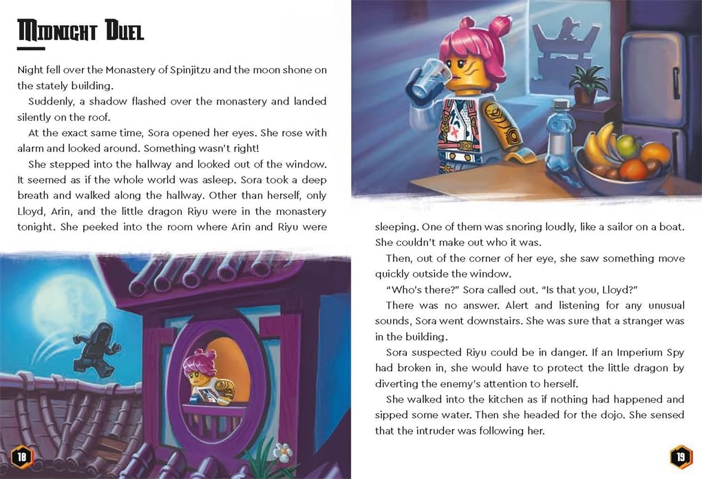 LEGO® NINJAGO®: Ninja Duels (with Sora minifigure, Wolf Mask warrior minifigure, two-sided play scene, four mini-builds and over 65 LEGO® elements)