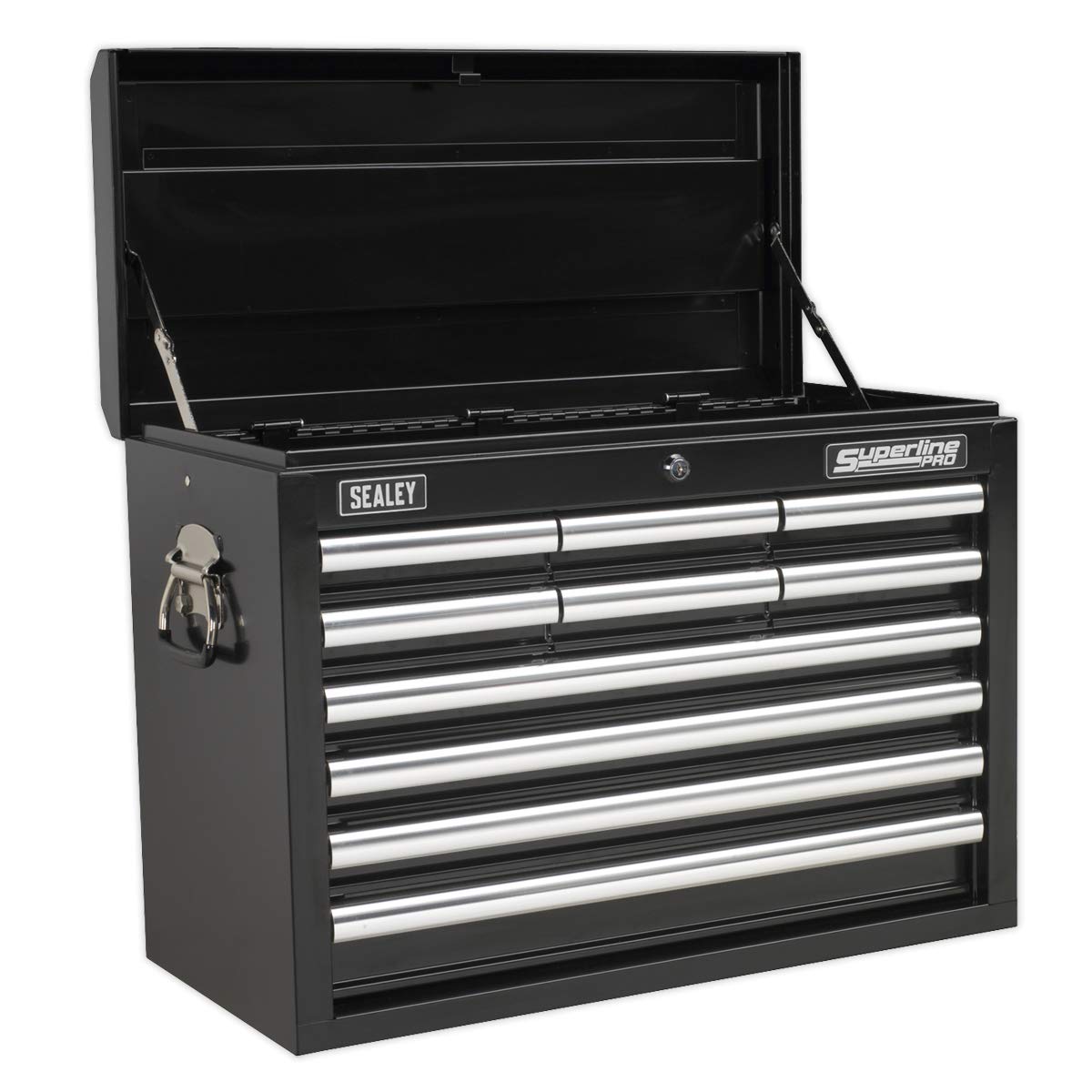 Sealey Ap33109B Topchest 10 Drawer With Ball Bearing Runners - Black
