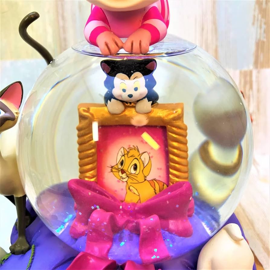 おしゃれキャット　スノードーム　マリーオルゴール レア マリーちゃん おしゃれキャット スノードーム型オルゴール