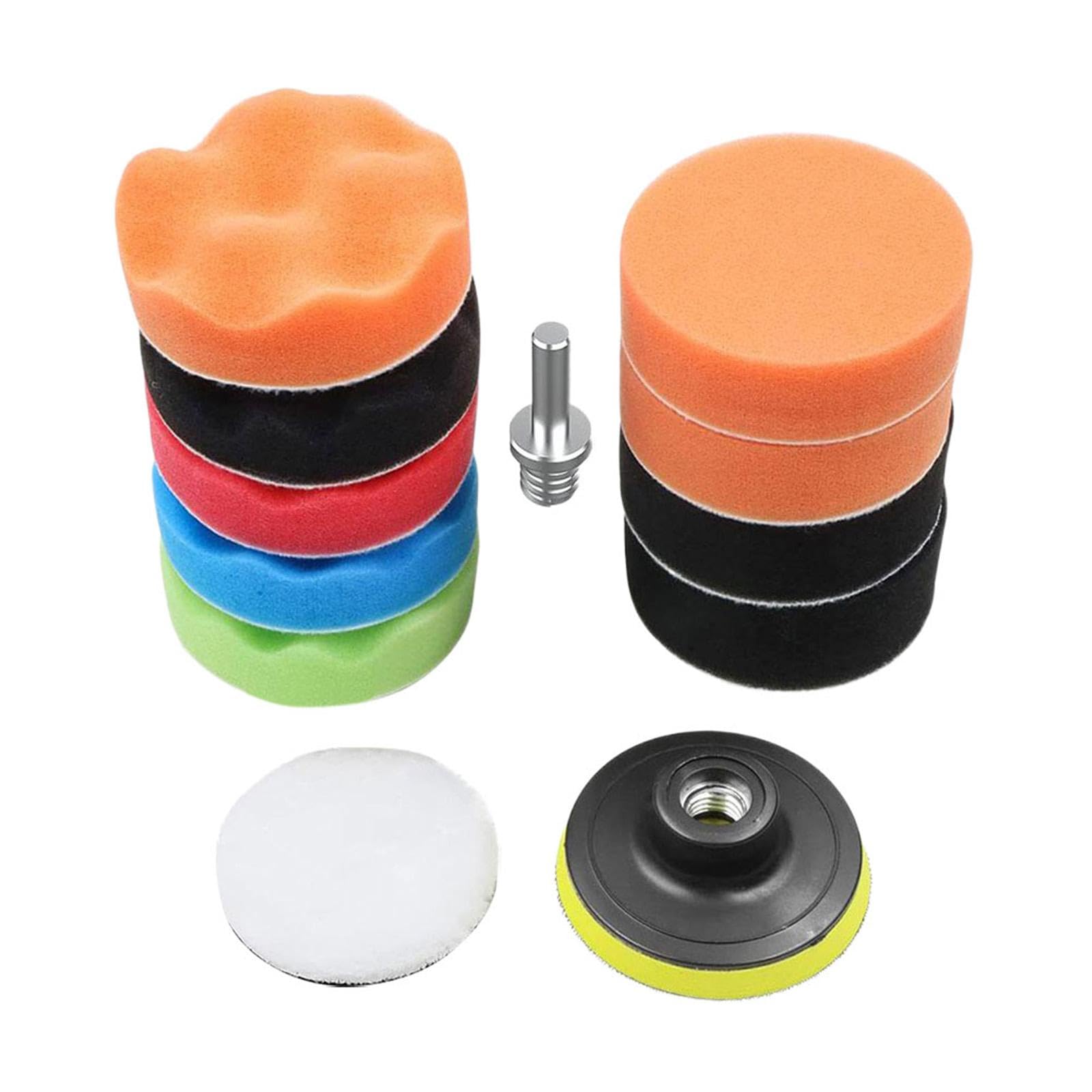 2 Sets mit 12 Polierpads, Autopolierer für die Autopflege, 6 Zoll, 6 Zoll (5 Sets (3 Zoll))