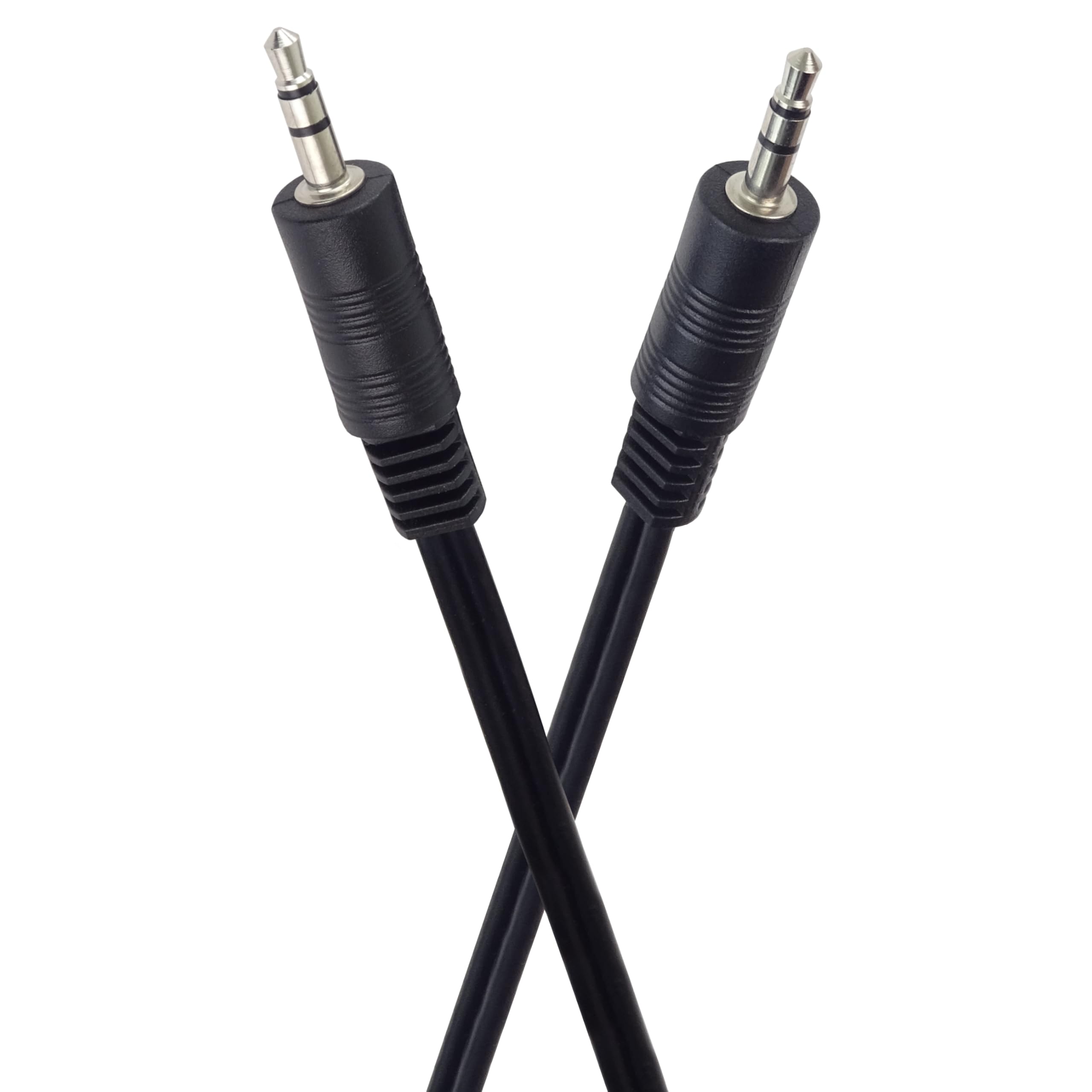 PremiumCord Câble Jack 10m, Fiche Jack 3,5mm, Mâle vers MâleCâble de Connexion Audio Casque Aux, pour TV Téléphones Portables Mp3 HiFi, Blindé, Couleur Noir