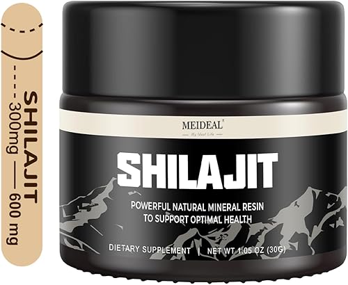 Shilajit - Resina Shilajit orgánica pura del Himalaya, resina Shilajit natural con ácido fúlvico, más de 85 oligominerales, mezcla ayurvédica