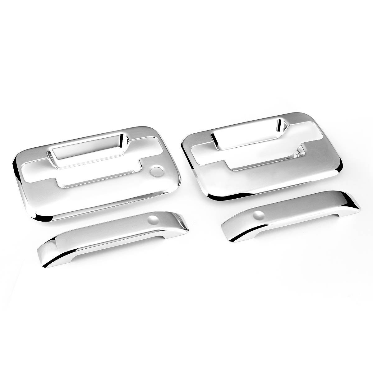 Chrome Door Handle Cover Trim Bezels For 2004-2014 Ford F150 (4 Door Set) - Mirror Finish