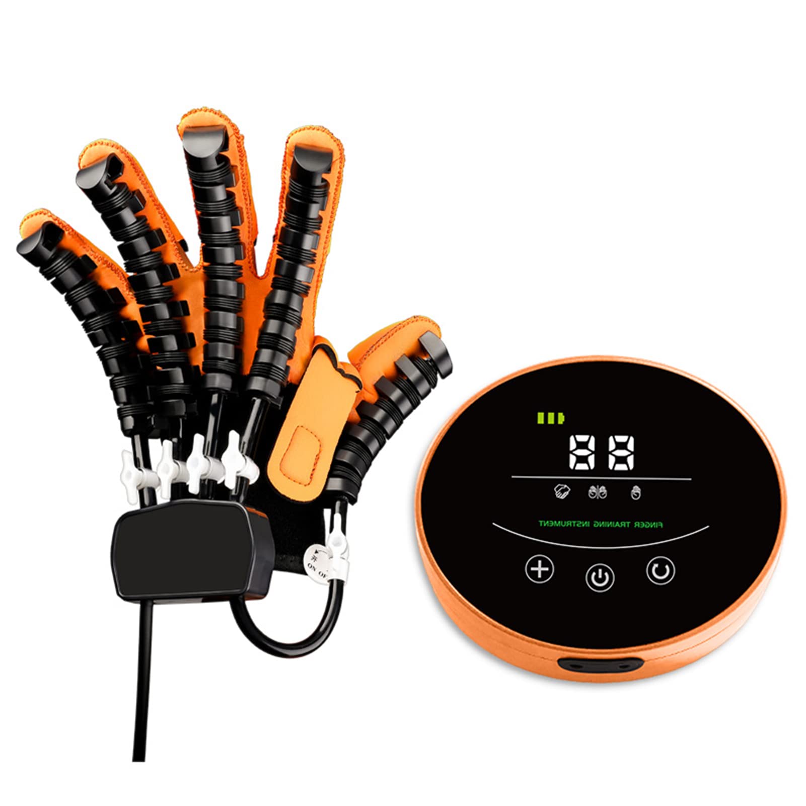 Dispositivo Eléctrico De Entrenamiento De Dedos Y Manos, Guantes Robóticos De Rehabilitación, para Entrenar La Corrección De Flexión De Dedos Y El Ejercicio De Estiramiento De Dedos En Pacientes