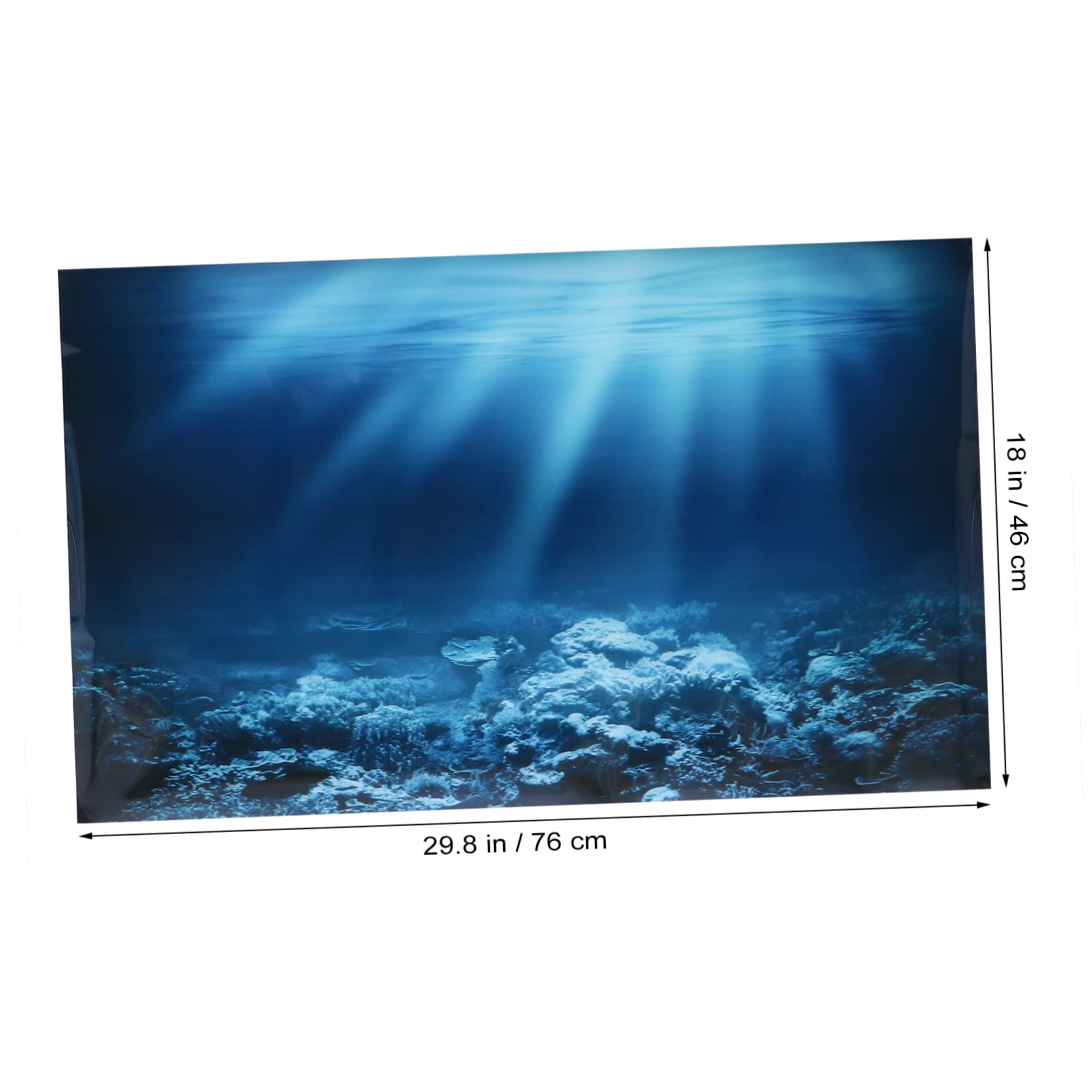 OSALADI 2 Pegatinas De Fondo para Pecera Peces A La Venta Filtro De Esponja para Acuario Calcomanía Decorativa para Acuario Luz LED para Pecera Filtro De Bote Soporte para