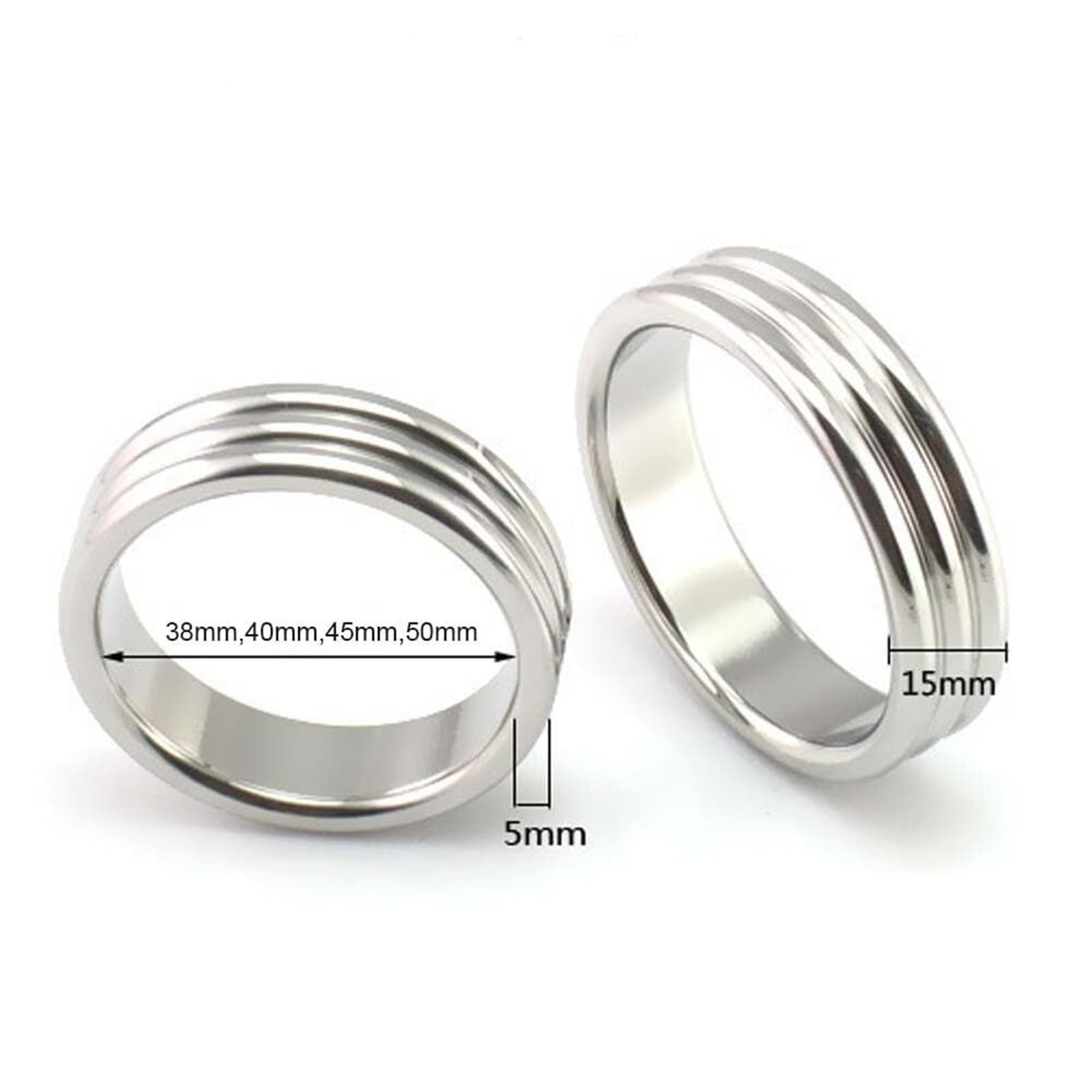 Anello for Testicoli In Acciaio Inossidabile Da Uomo for Pene In Metallo for Glande for In Gioielli Intimi Erotici Bondage