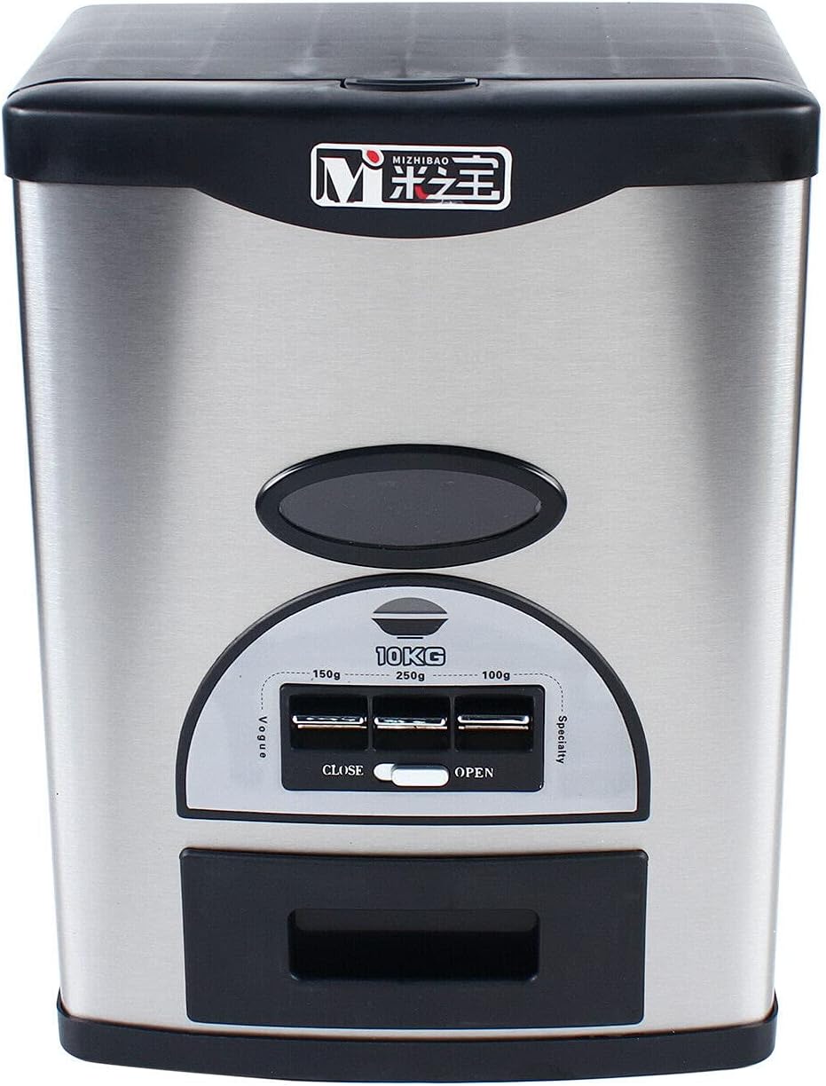 Gdrasuya10 10kg/22Lbs Automatic Rice Dispenser Large Grain