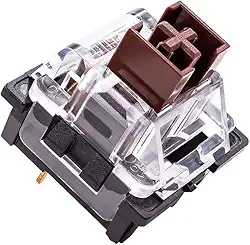 Granvela (Gaote) Interruptores Marrons, Cherry Mx Táteis De 3 Pinos E Equivalentes A Gateron, Faça Você Mesmo - Substituição Para Teclado Mecânico Gamer Pacote Com 32