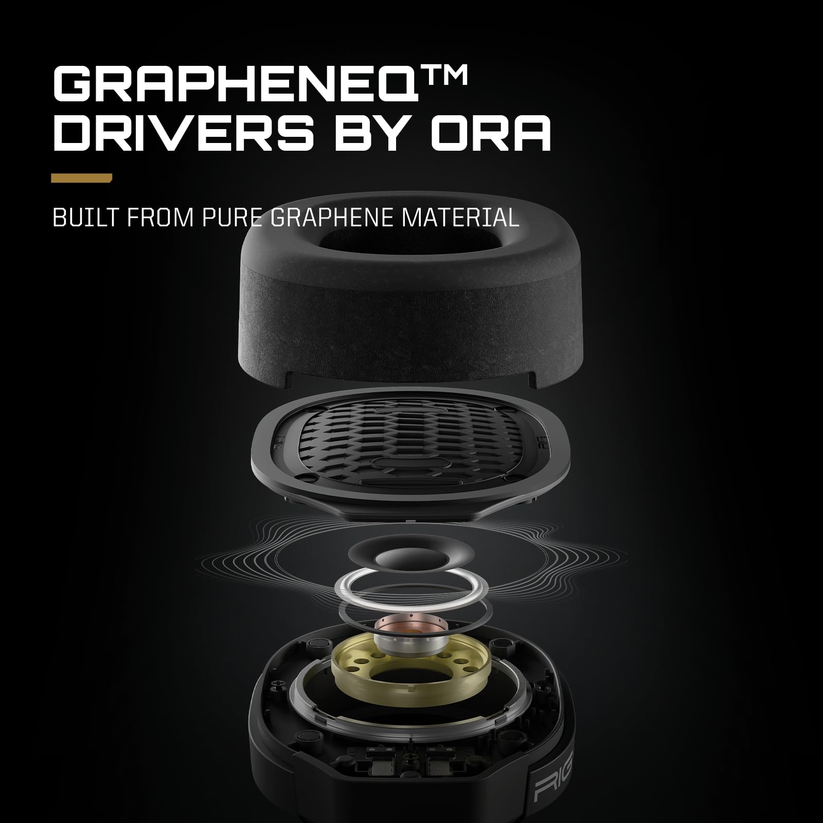 RIG R5 Spear MAX HD Wired Gaming Headset for PC, PS5, Xbox – 40mm GrapheneQ™ Drivers, Dolby Atmos 3D Audio, Detachable Mic, USB-C Audio DAC, Memory Foam Ear Cushions, 3.5mm — view 2