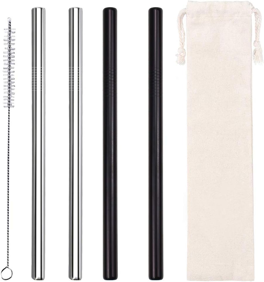 set per bevande con cannucce