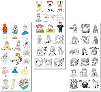 Amazon.co.jp: アオのハコ ステッカー シール 3枚入り 漫画風